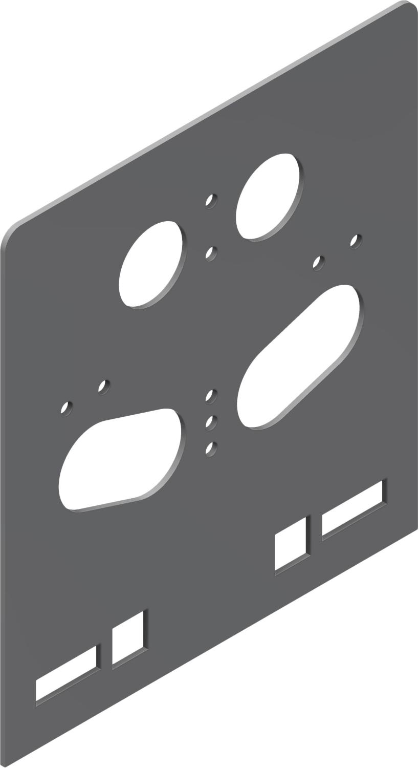 Øglænd System SPB Equipment Bracket, Pre-Galvanised