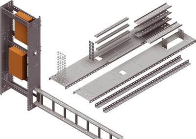 Øglænd System OER300 Rack, 600 × 1990 mm, Stainless Steel