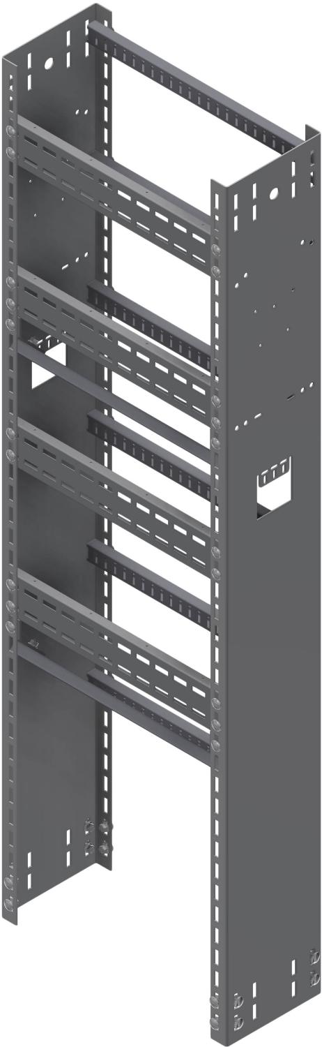 Øglænd System OER250 Rack, 600 × 1990 mm, Stainless Steel