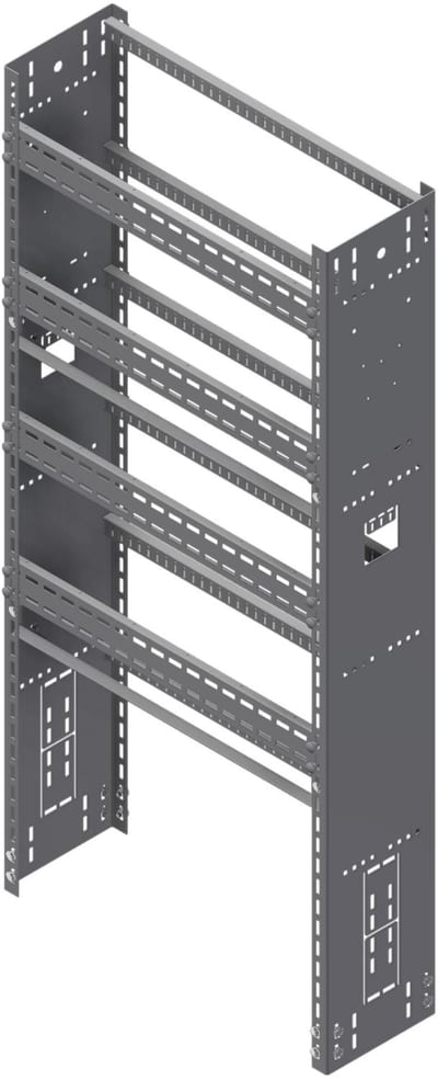 Øglænd System OER300 Rack, 900 × 1990 mm, Stainless Steel