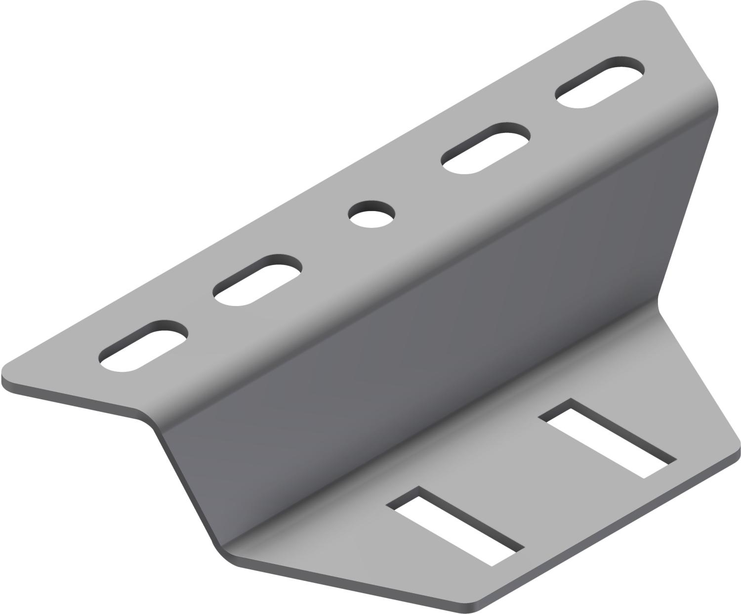 Øglænd System Detector Bracket, 98 mm, Stainless Steel