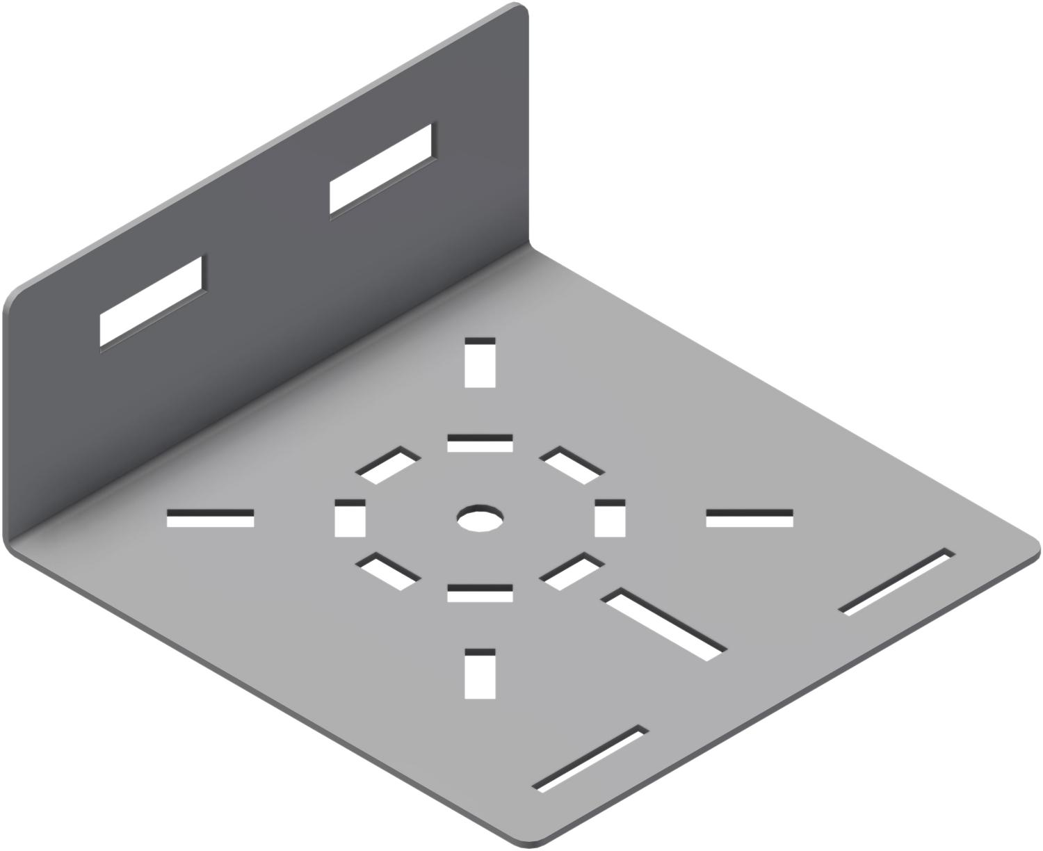 Øglænd System Detector Bracket, 170 mm, Stainless Steel