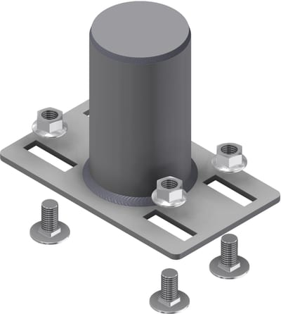 Øglænd System Transition Bracket, 100 mm, Stainless Steel