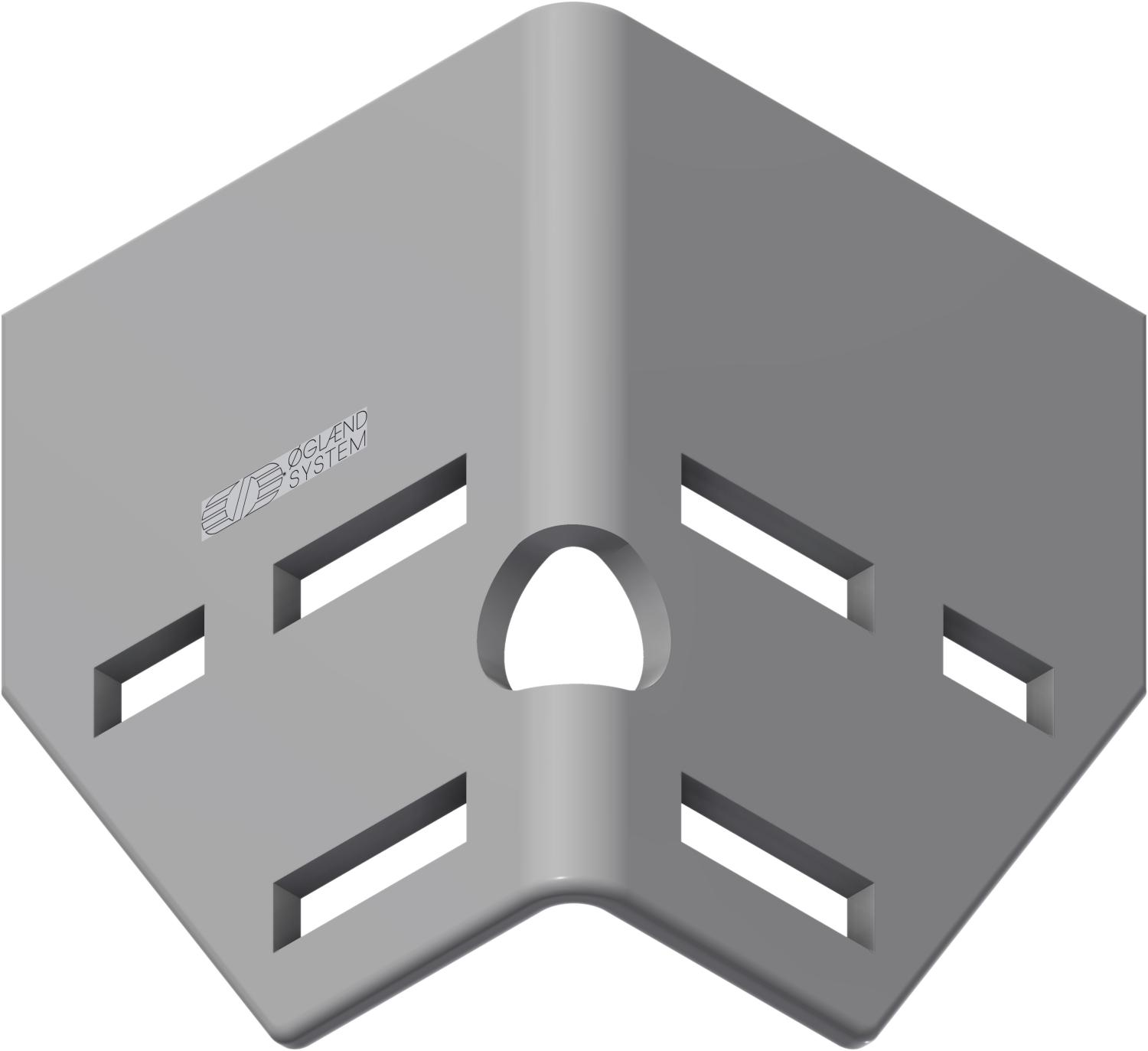 Øglænd System Mekano Starter Bracket, 140 mm, Stainless Steel