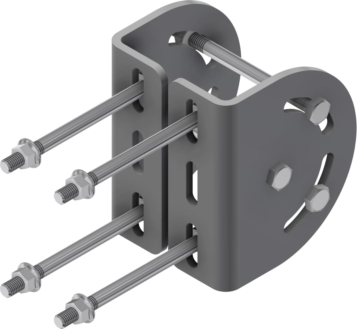 Øglænd System Mekano Branch Bracket, Stainless Steel