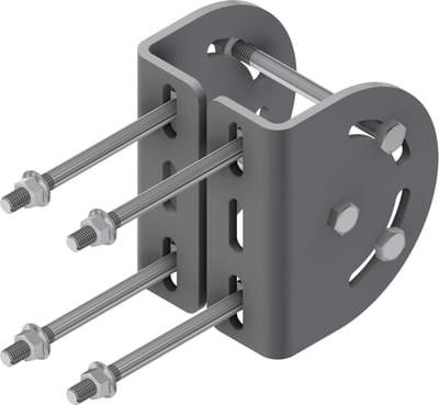 Øglænd System Mekano Branch Bracket, Stainless Steel