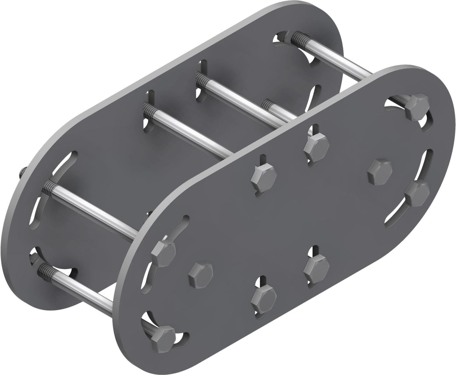 Øglænd System Mekano Branch Bracket, Stainless Steel