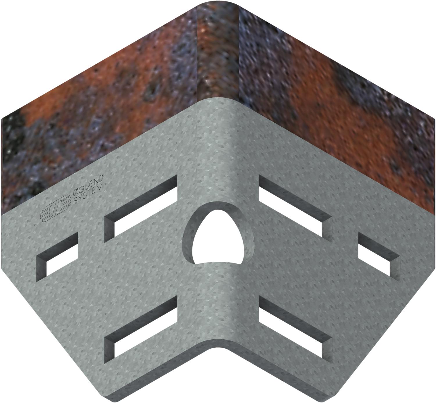 Øglænd System Mekano Starter Bracket, 140 mm, Hot-Dip Galvanised