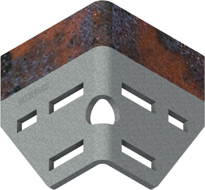Øglænd System Mekano Starter Bracket, 140 mm, Hot-Dip Galvanised