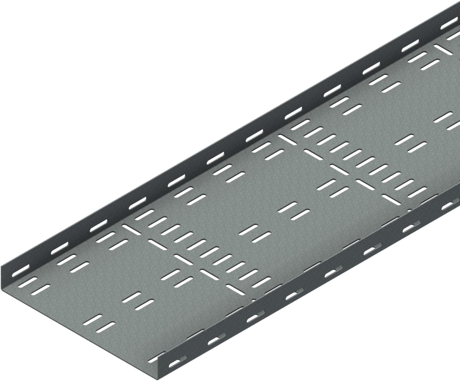 Øglænd System SPBE40 Cable Tray, 300 × 40 mm, 2 mm, 3 m, Hot-Dip Galvanised