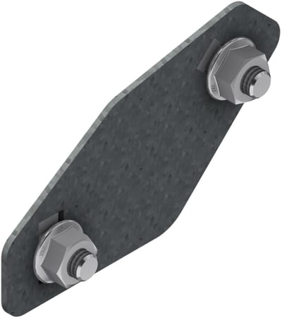 Øglænd System SPBE20 Splice Angle, 1.5 mm, Hot-Dip Galvanised