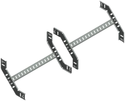 Øglænd System SPB40 Riser, 400 mm, R75, Hot-Dip Galvanised