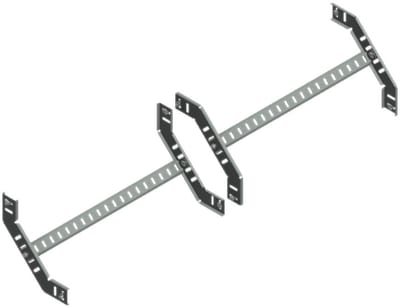 Øglænd System SPB40 Riser, 500 mm, R75, Hot-Dip Galvanised