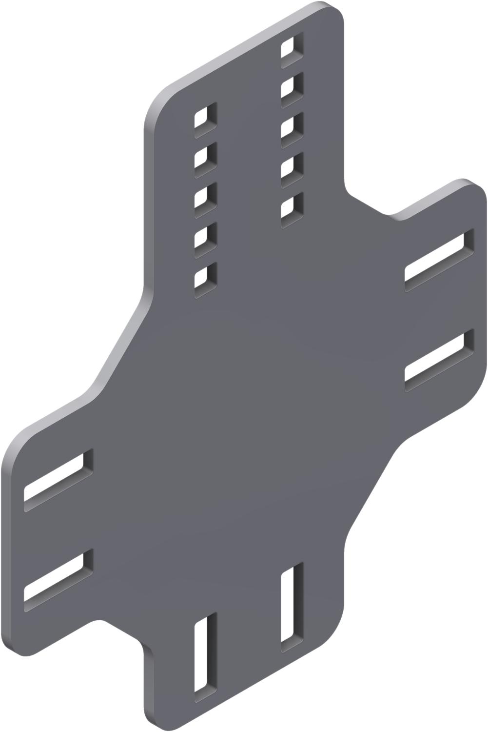 Øglænd System Mekano Gusset Plate, Stainless Steel