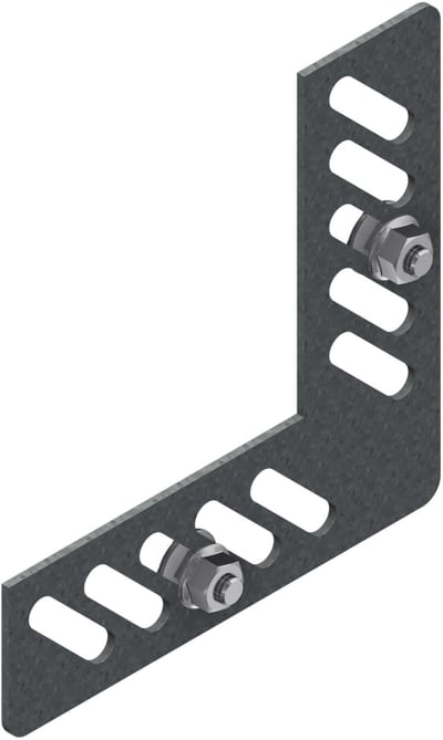 Øglænd System SPBE40 Splice Angle, Hot-Dip Galvanised