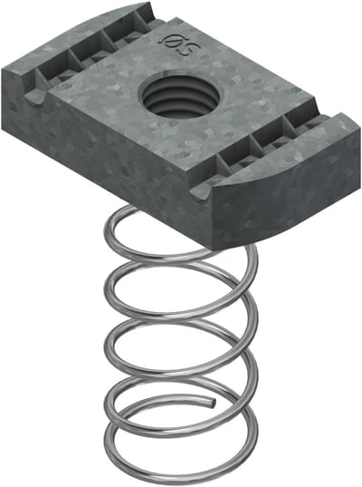 Øglænd System Spring Channel Nut, M10, Hot-Dip Galvanised