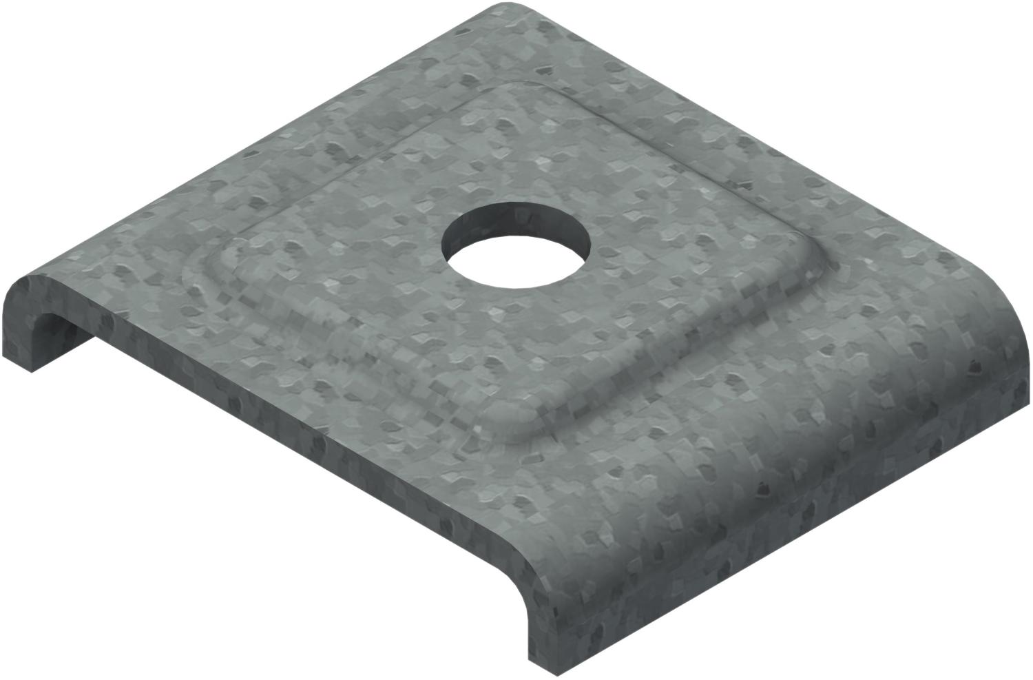 Øglænd System UNO Square Washer, Hot-Dip Galvanised