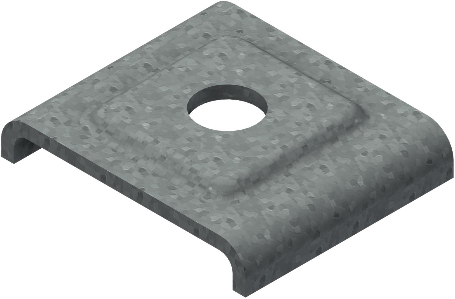 Øglænd System UNO Square Washer, Hot-Dip Galvanised