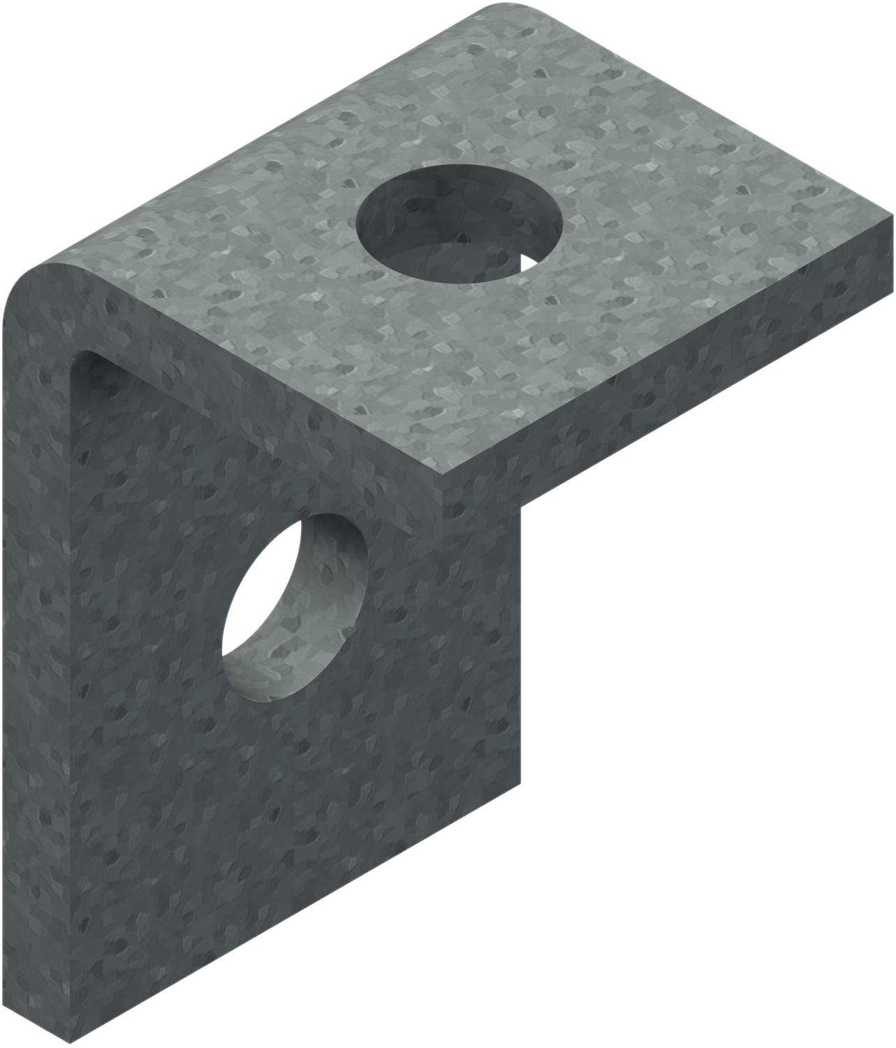 Øglænd System UNO Splice Angle, Hot-Dip Galvanised
