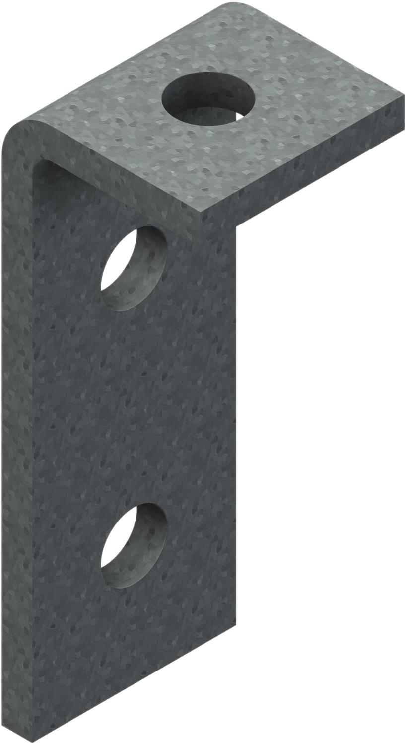 Øglænd System UNO Splice Angle, Hot-Dip Galvanised