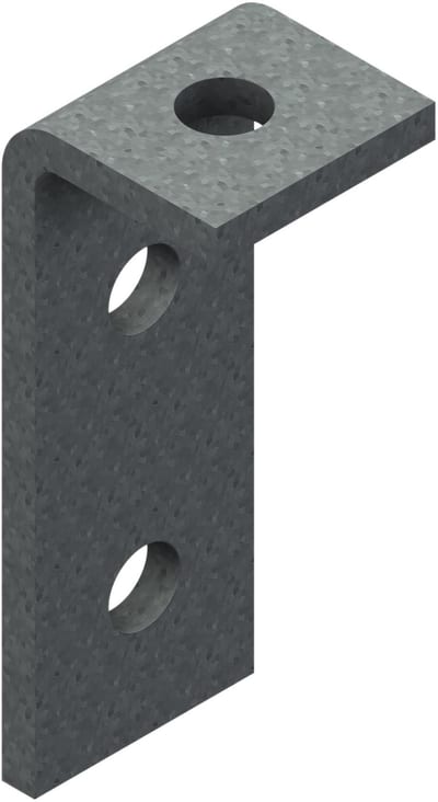 Øglænd System UNO Splice Angle, Hot-Dip Galvanised