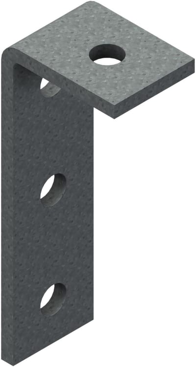Øglænd System UNO Splice Angle, Hot-Dip Galvanised