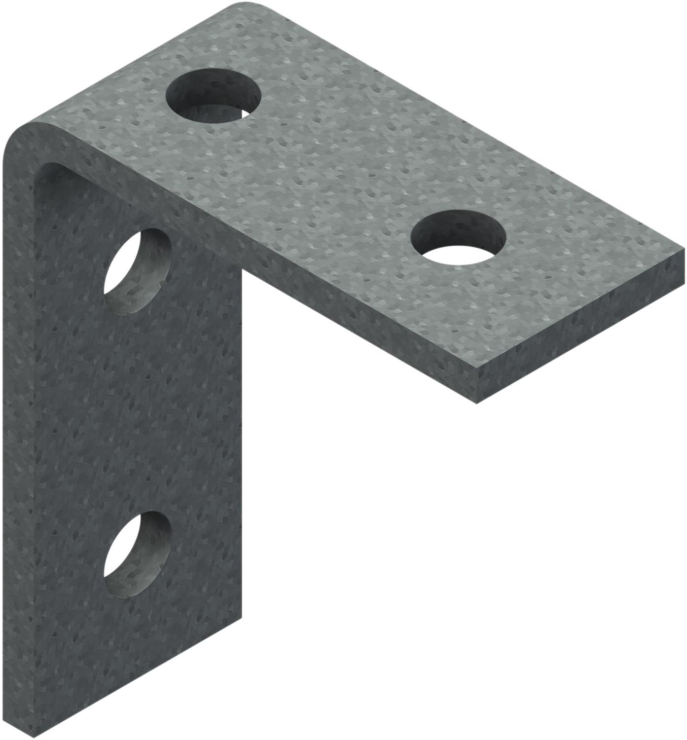 Øglænd System UNO Splice Angle, Hot-Dip Galvanised