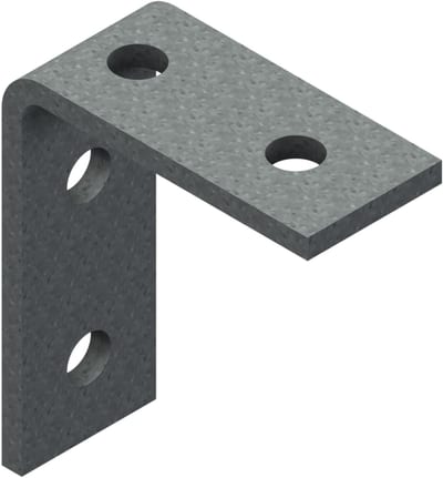 Øglænd System UNO Splice Angle, Hot-Dip Galvanised