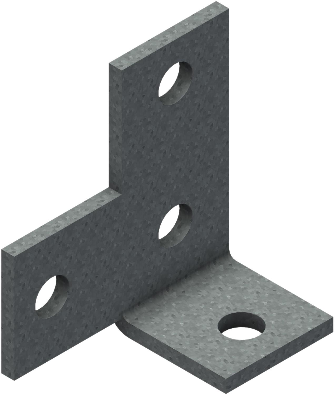 Øglænd System UNO Splice Angle, Hot-Dip Galvanised