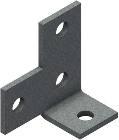 Øglænd System UNO Splice Angle, Hot-Dip Galvanised