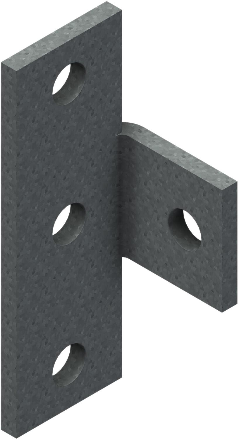 Øglænd System UNO Splice Angle, Hot-Dip Galvanised
