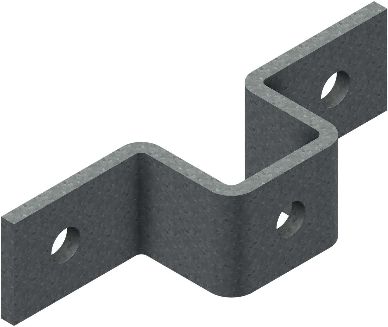 Øglænd System UNO Splice Angle, Hot-Dip Galvanised