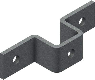 Øglænd System UNO Splice Angle, Hot-Dip Galvanised