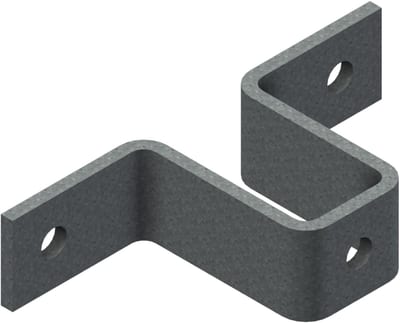 Øglænd System UNO Splice Angle, Hot-Dip Galvanised