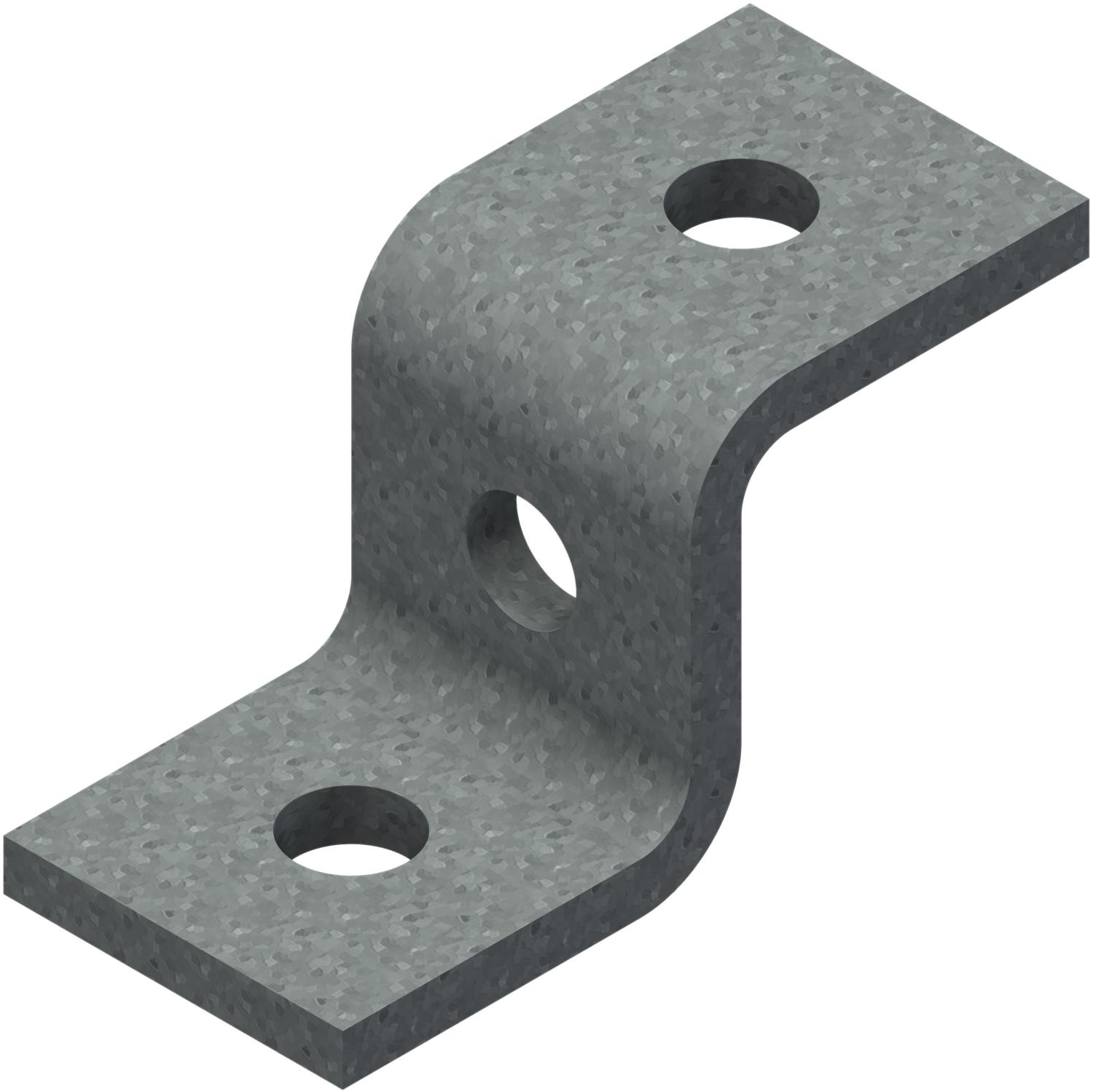 Øglænd System UNO Splice Angle, Hot-Dip Galvanised