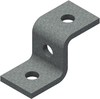 Øglænd System UNO Splice Angle, Hot-Dip Galvanised
