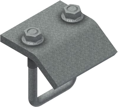 Øglænd System UNO Beam Clamp, Hot-Dip Galvanised