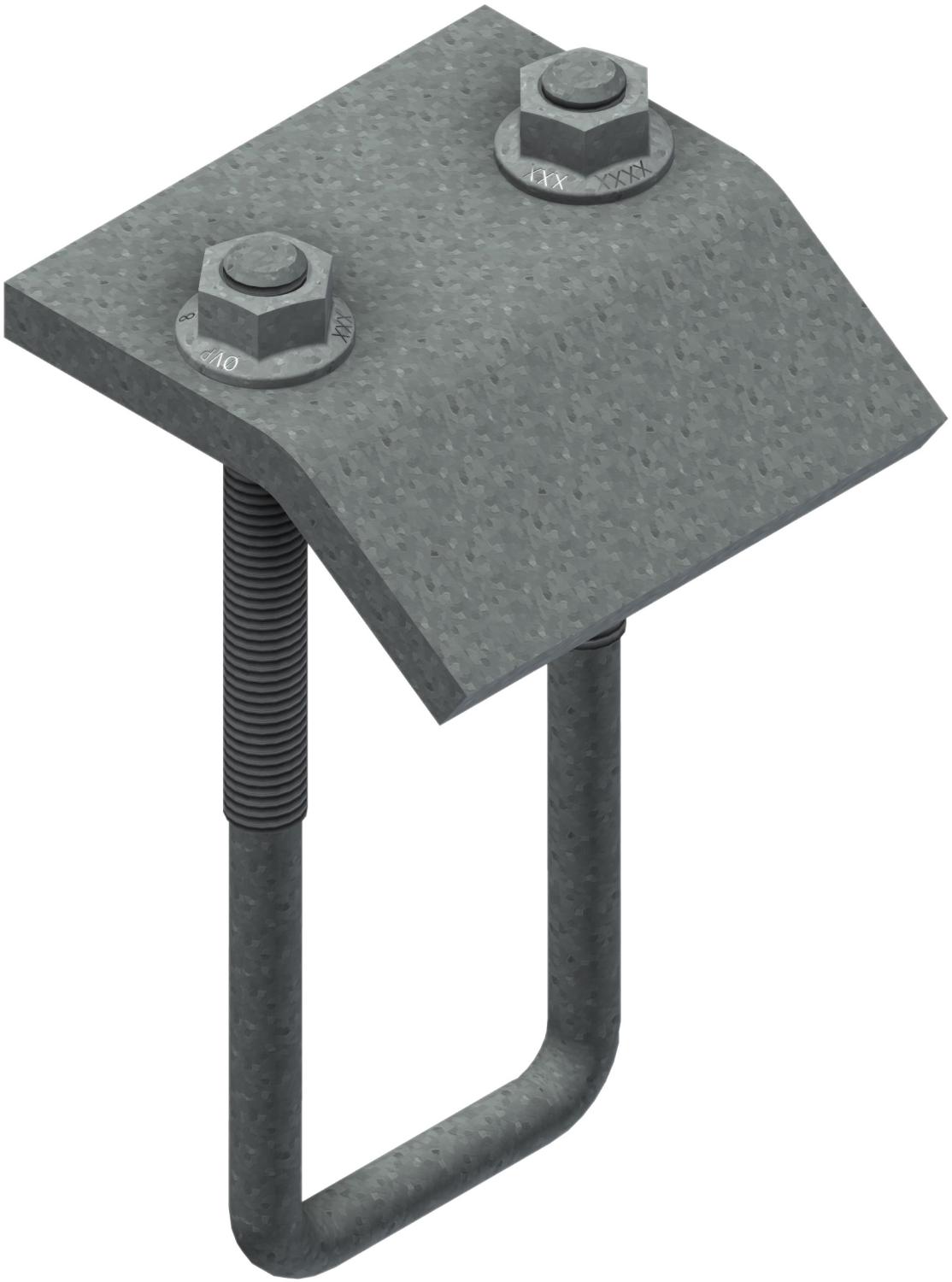 Øglænd System UNO Beam Clamp, Hot-Dip Galvanised