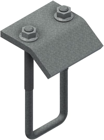 Øglænd System UNO Beam Clamp, Hot-Dip Galvanised