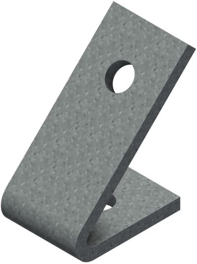 Øglænd System UNO Splice Angle, Hot-Dip Galvanised