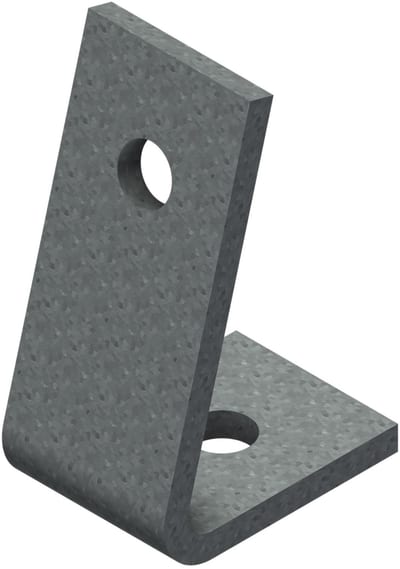 Øglænd System UNO Splice Angle, Hot-Dip Galvanised