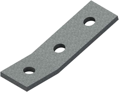 Øglænd System UNO Splice Angle, Hot-Dip Galvanised