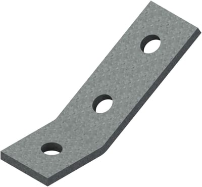 Øglænd System UNO Splice Angle, Hot-Dip Galvanised