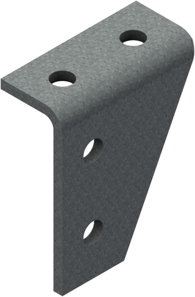 Øglænd System UNO Splice Angle, Hot-Dip Galvanised