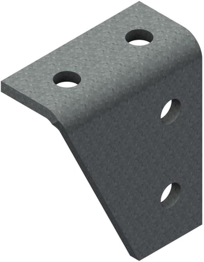 Øglænd System UNO Splice Angle, Hot-Dip Galvanised