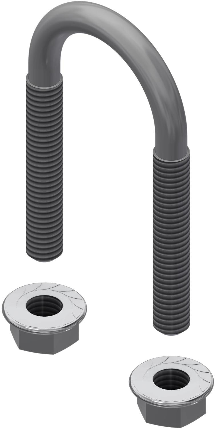 Øglænd System U-Bolt, M6, Stainless Steel