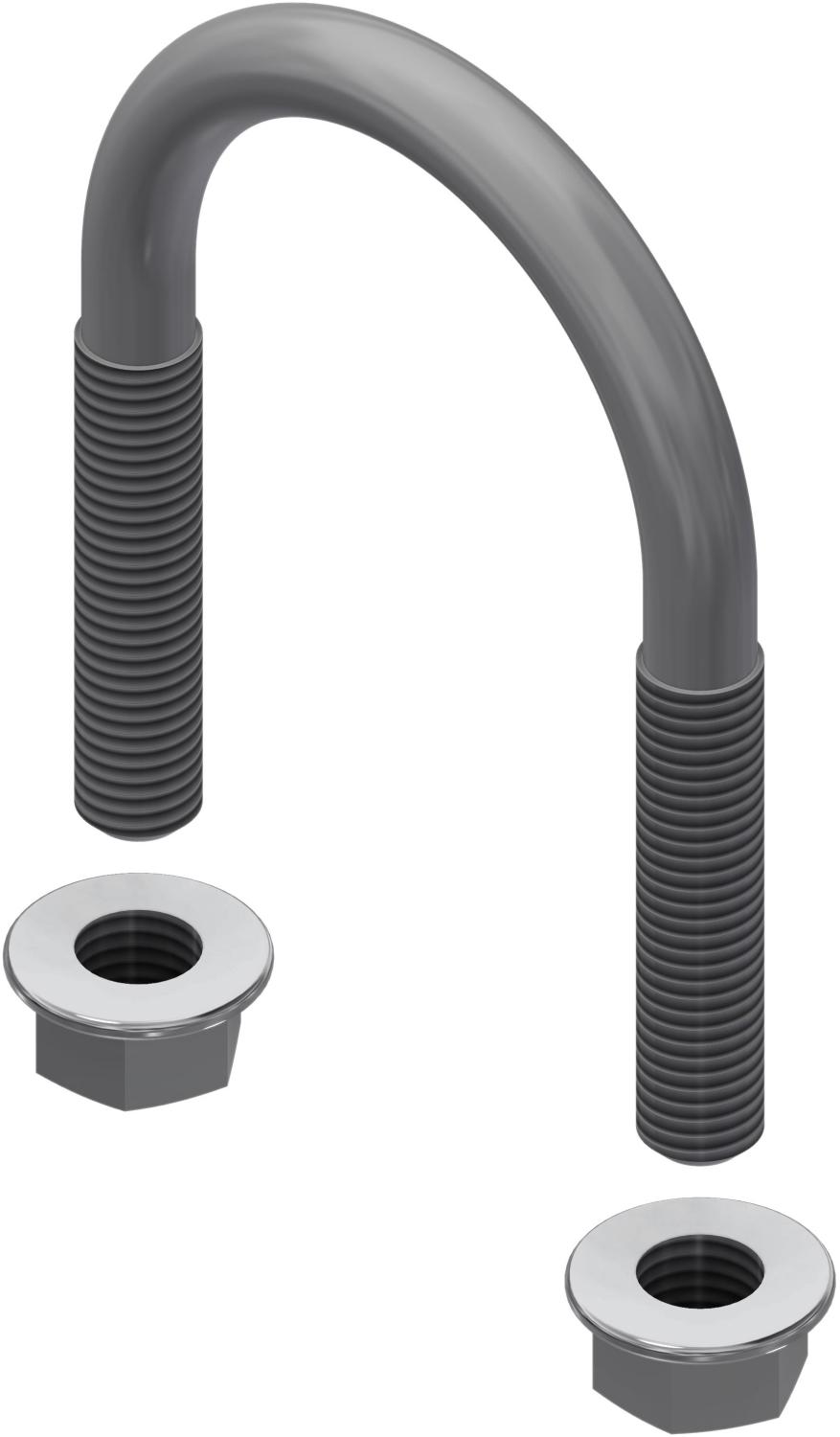 Øglænd System U-Bolt, M12, Stainless Steel