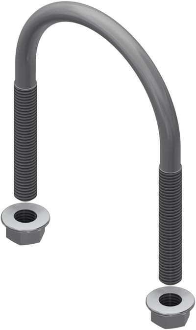 Øglænd System U-Bolt, M10, Stainless Steel