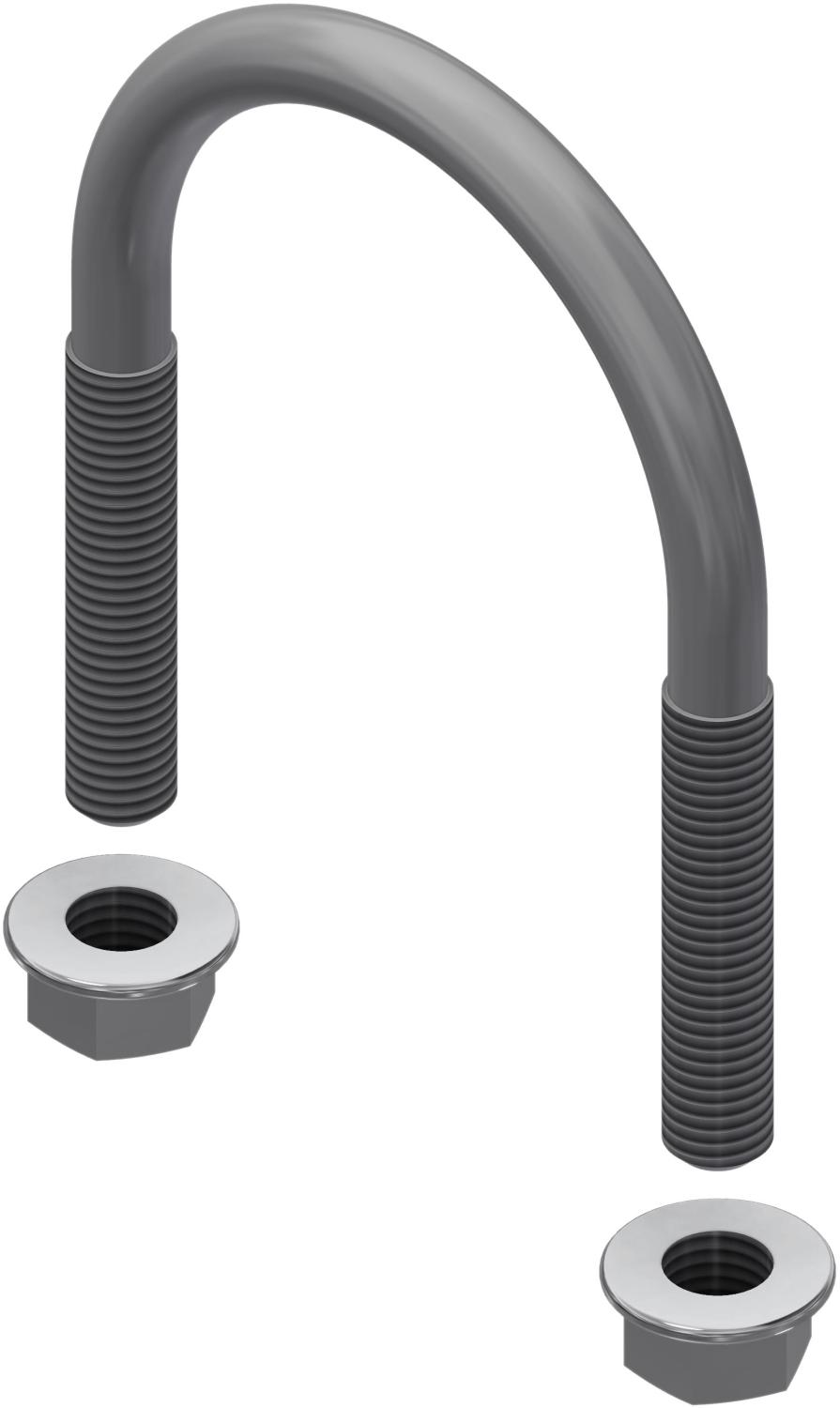 Øglænd System U-Bolt, M12, Stainless Steel