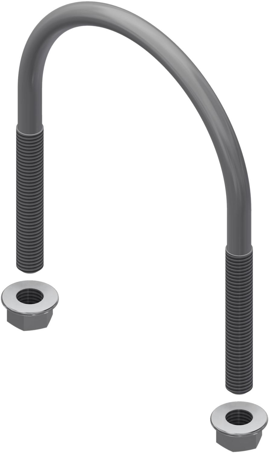 Øglænd System U-Bolt, M12, Stainless Steel